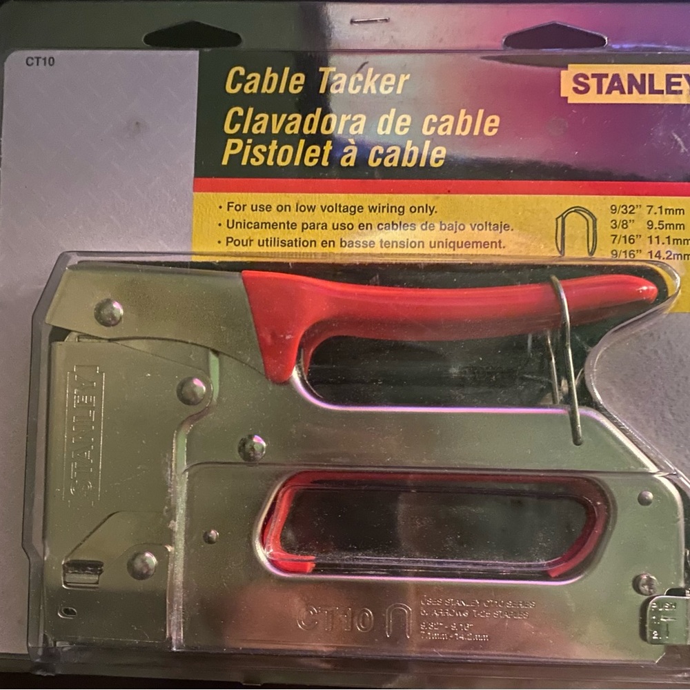 Stanley CT-10 Cable Tacker * New